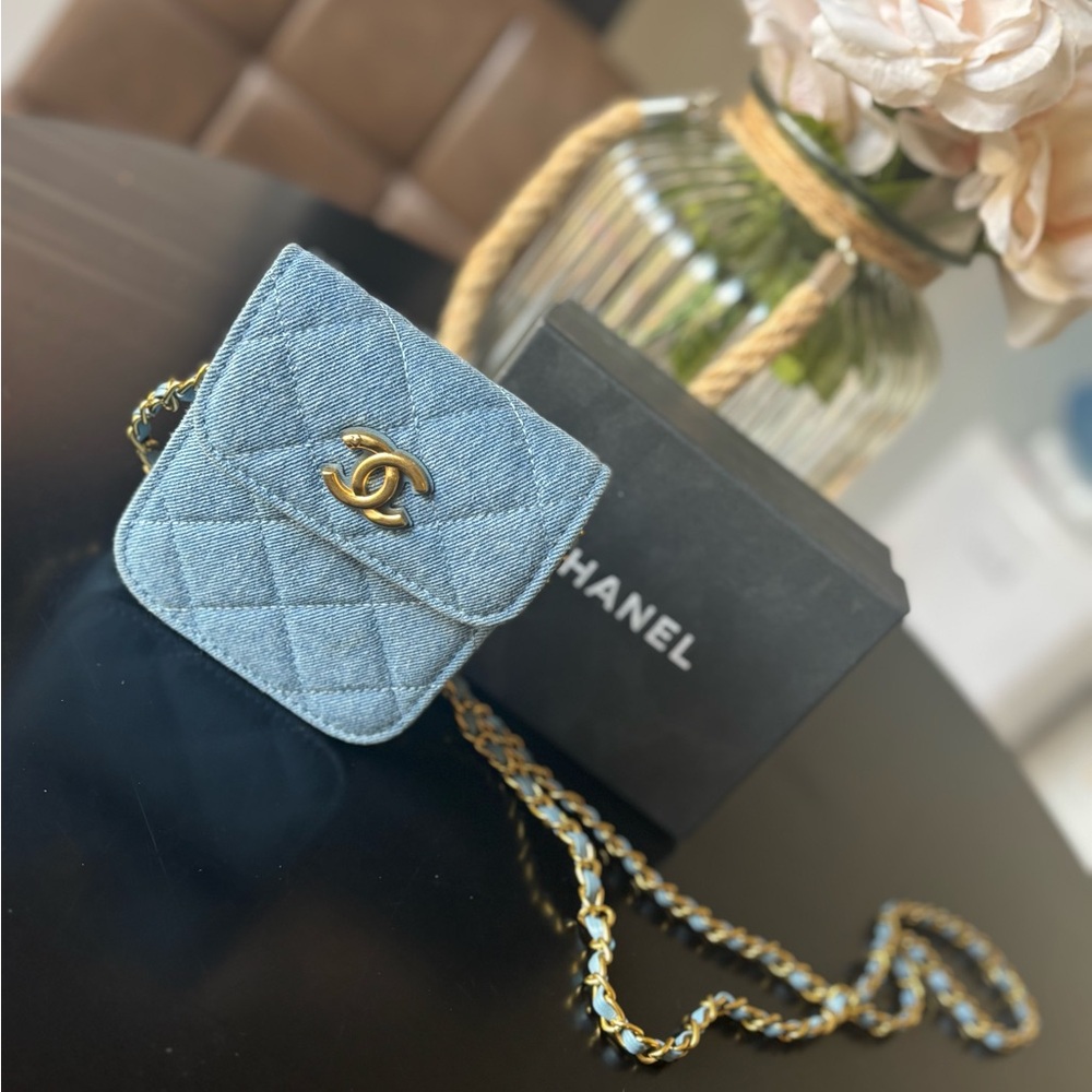 Chanel Blue Quilted Women's Bag